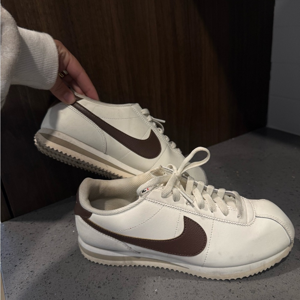 Nike Cortez brown and cream
